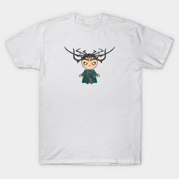 Kawaii Hela Ragnarök T-Shirt by gabradoodle